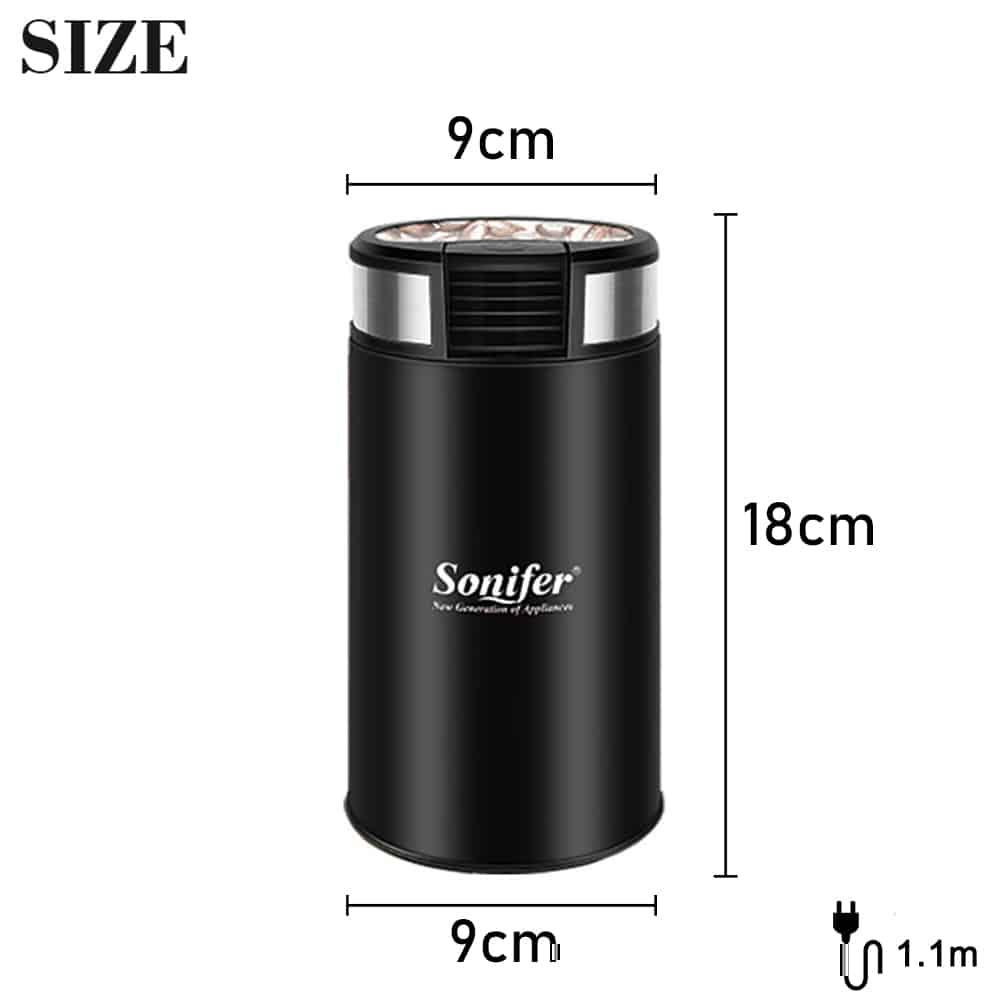 Mini Electric Stainless Steel Coffee Beans Grinder - Trendha