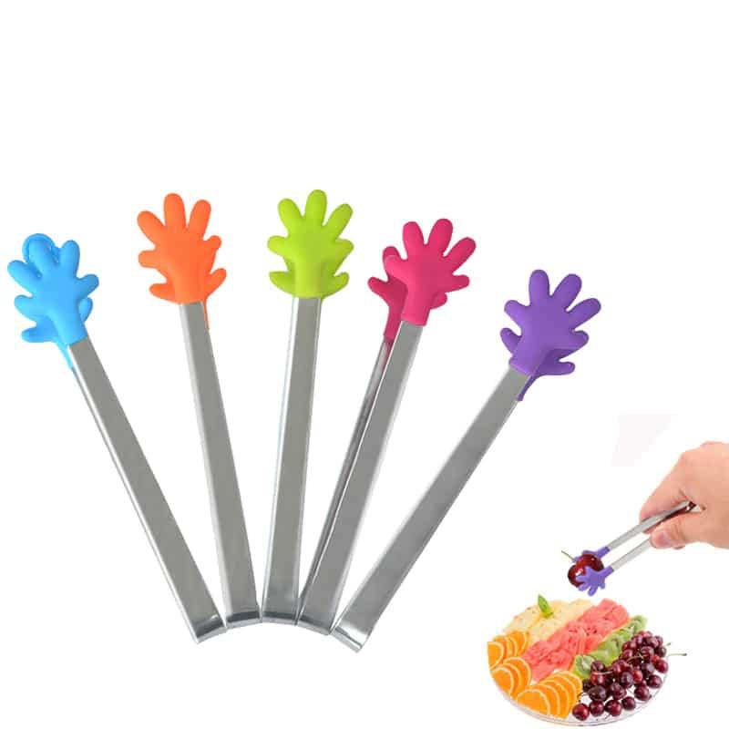 Mini Silicone Ice / Sugar Clip Tongs - Trendha