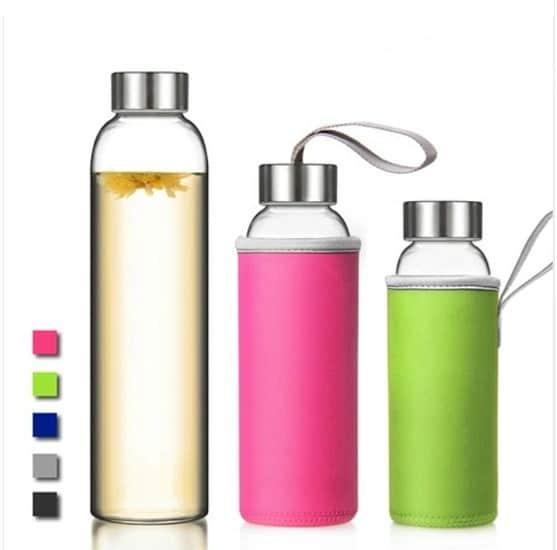 Minimalist Style Glass Sport Water Bottle - Trendha