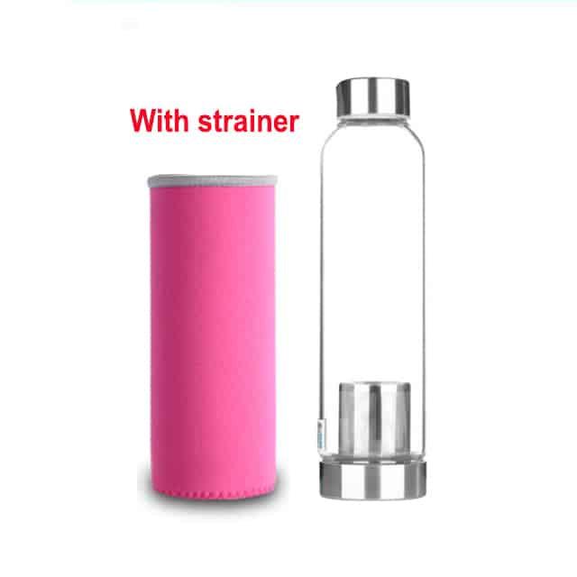 Minimalist Style Glass Sport Water Bottle - Trendha