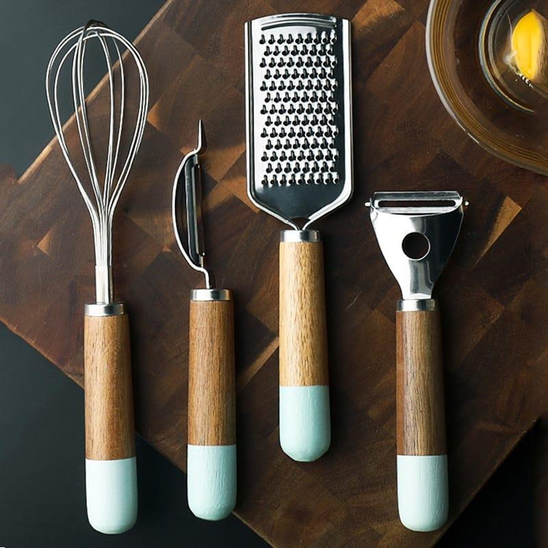 Minimalist Style Stainless Steel Kitchen Tools Set - Trendha