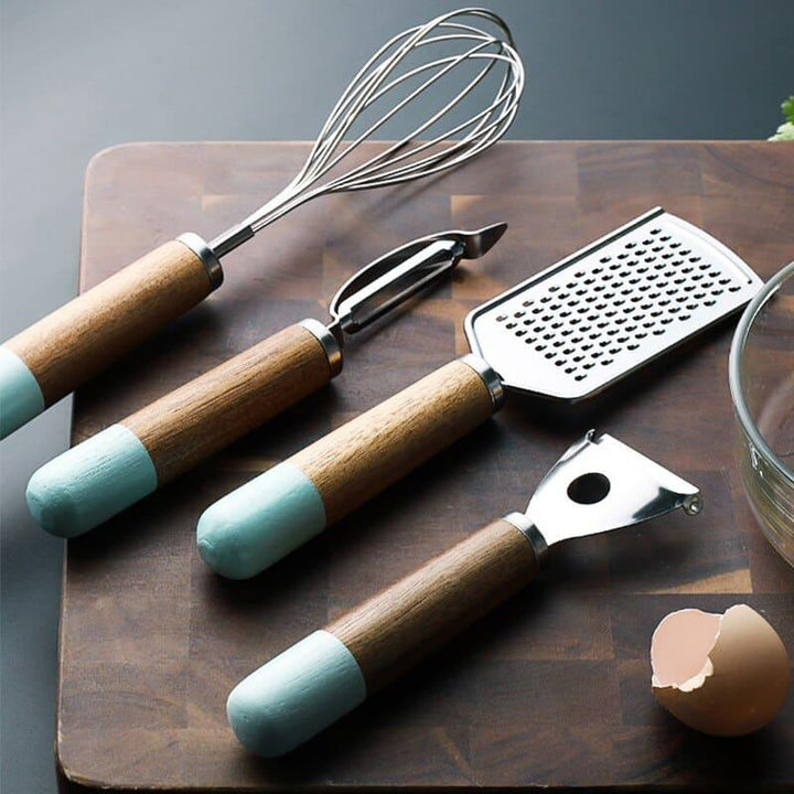 Minimalist Style Stainless Steel Kitchen Tools Set - Trendha