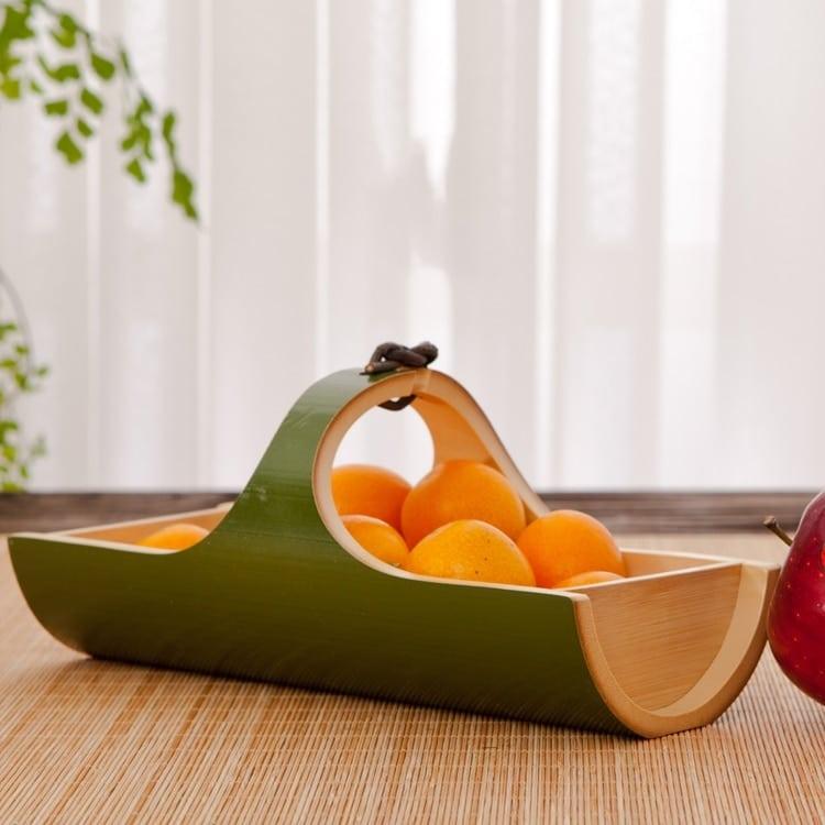 Natural Bamboo Decorative Tray - Trendha