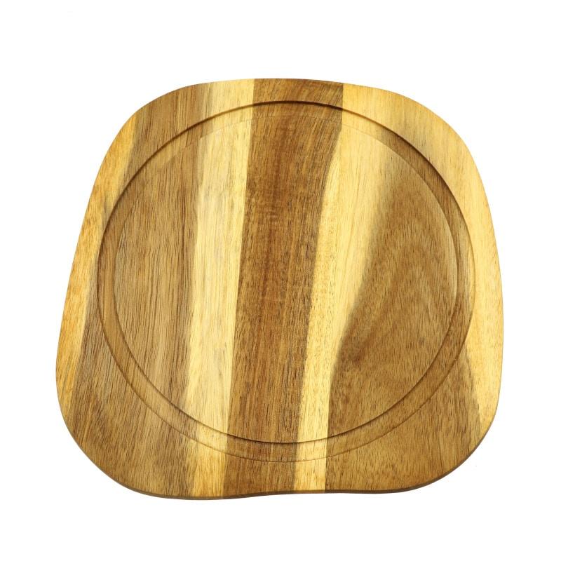 Natural Wooden Chopping Board with Juice Groove