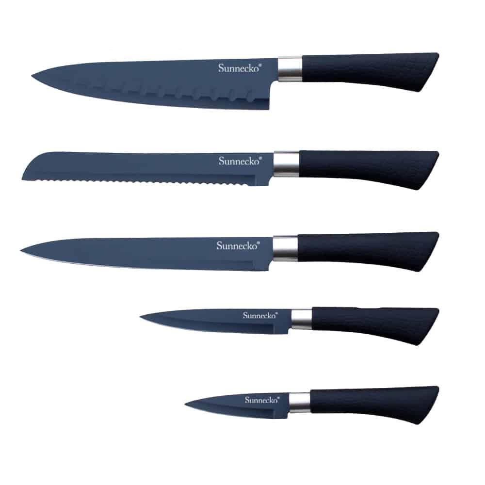Non Stick Kitchen Knives Set - Trendha