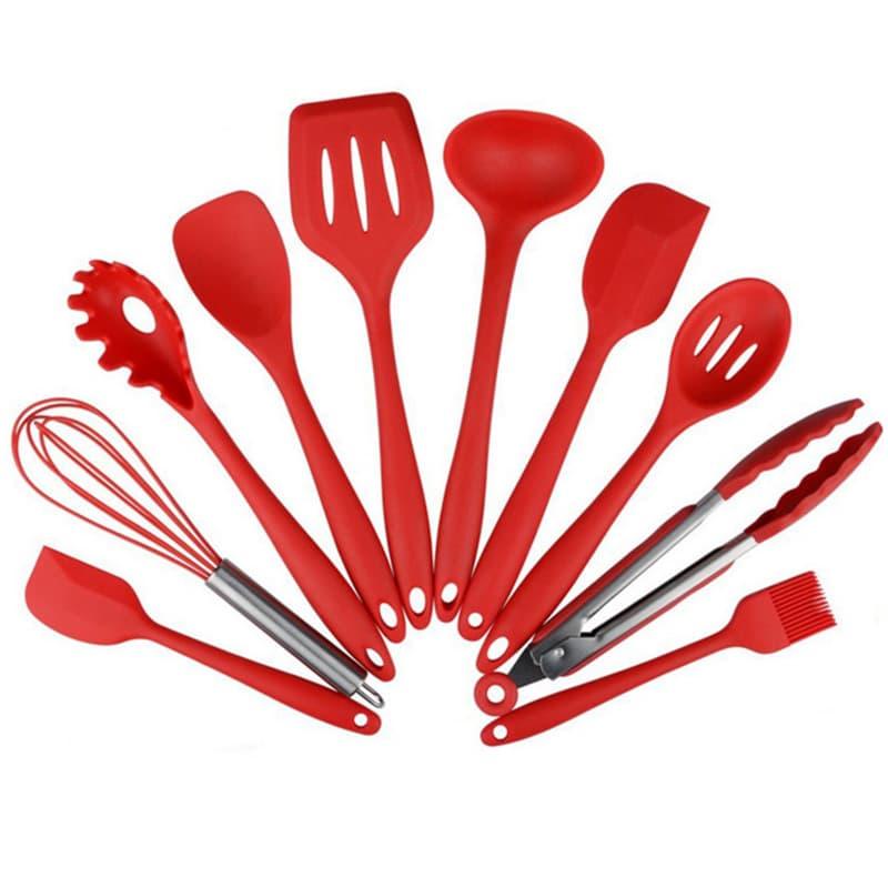10-Piece Silicone Cooking Utensil Set