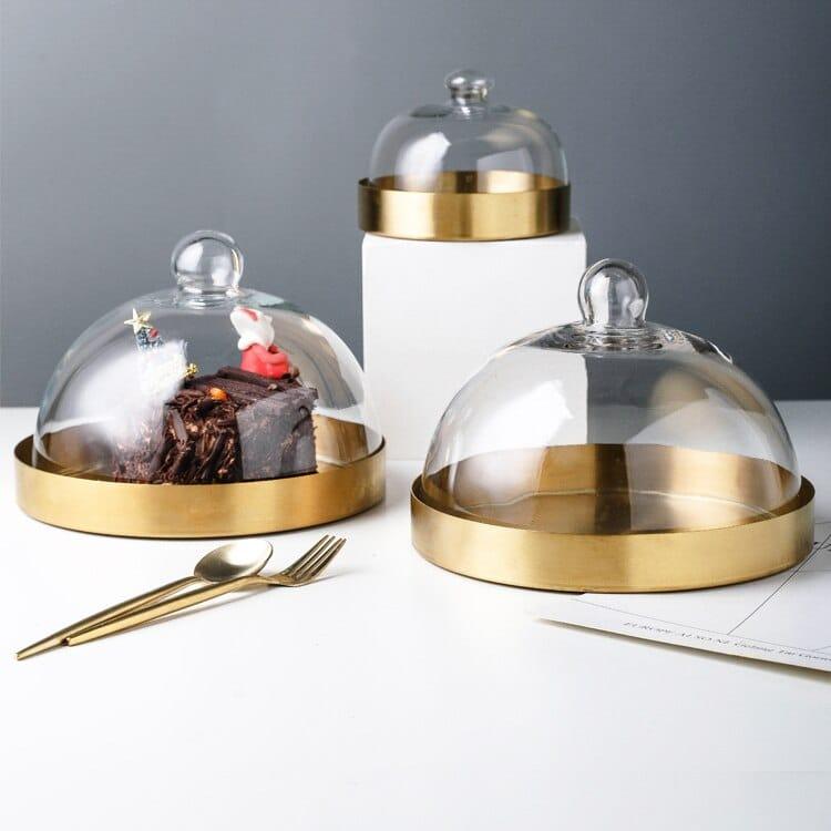 Nordic Stainless Steel Cake Plate Stand - Trendha