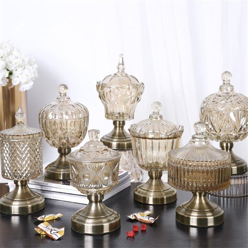 Nordic Storage Crystal Glass Pot - Trendha