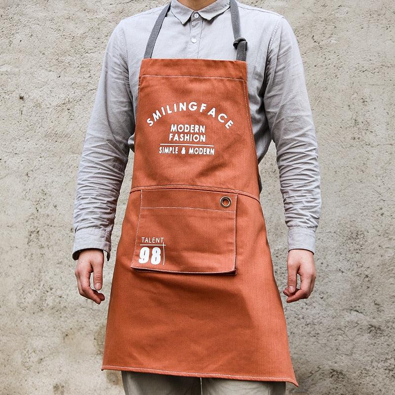 Nordic Style Canvas Barista Apron