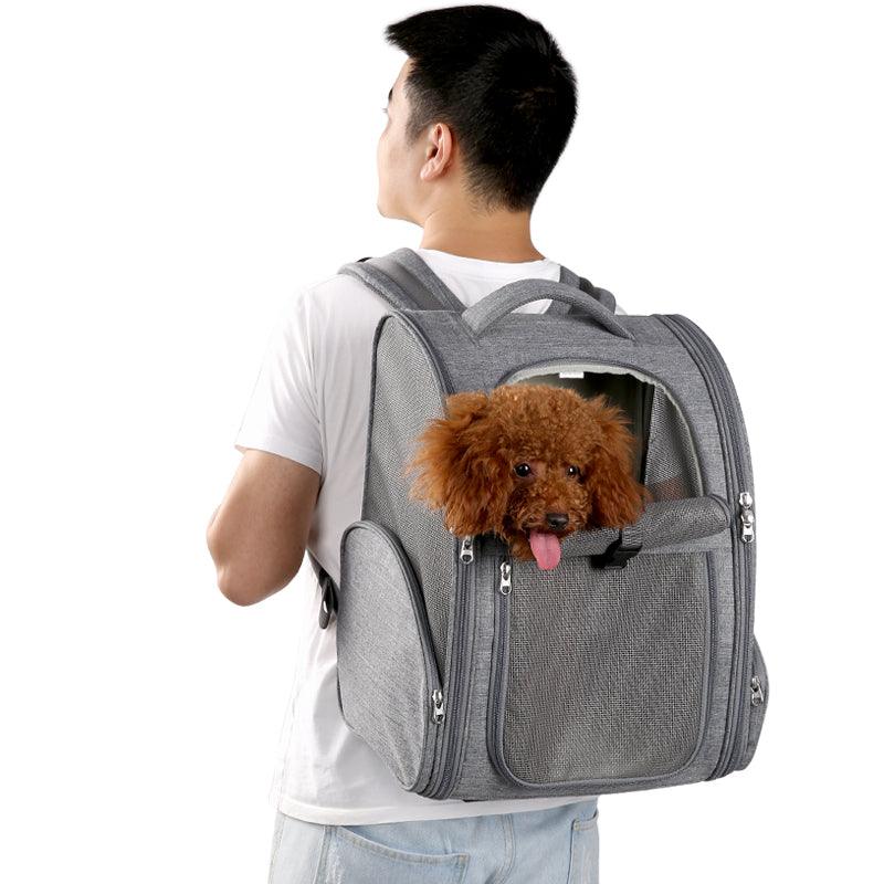 Outdoor Nylon Portable Backpack for Dogs - Trendha