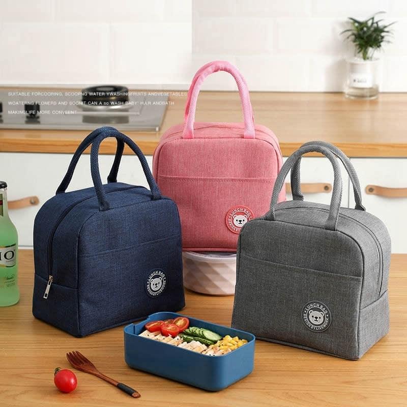 Oxford Cloth Cooler Bag with Zipper - Trendha