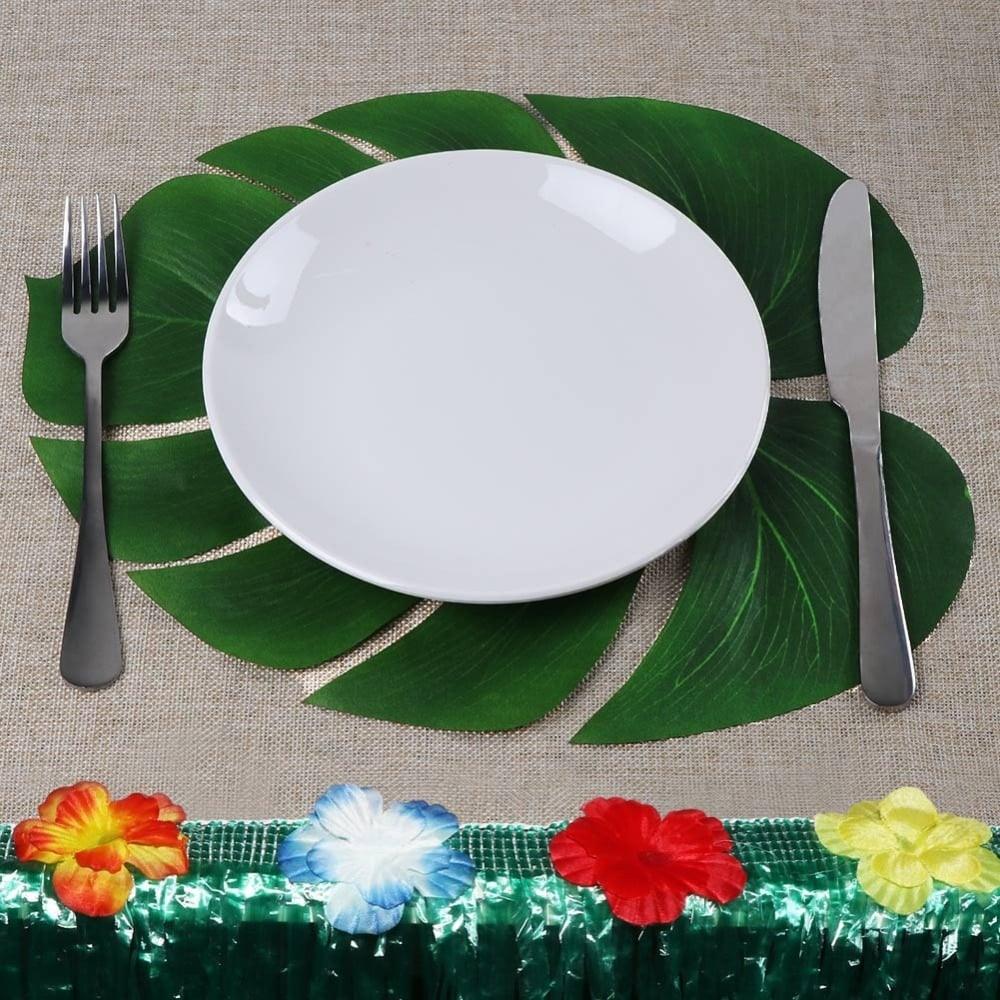 Palm Leaf Placemat 12 Pcs Set - Trendha