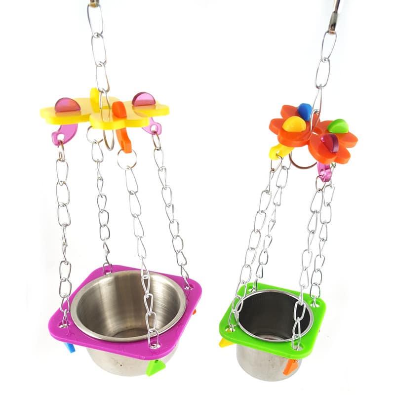 Parrot Feeding Bowls of 2 Sizes - Trendha