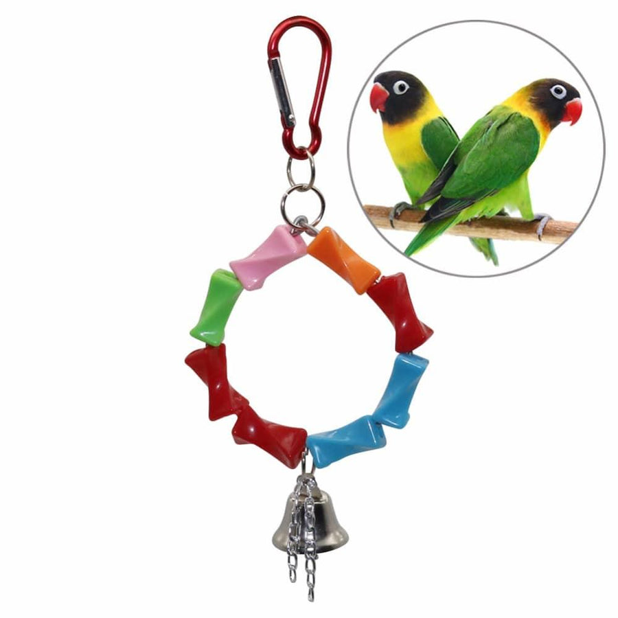 Parrot's Swing with Metal Ring - Trendha