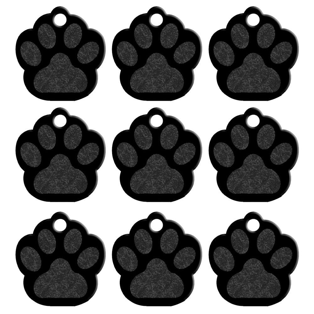 Paw Shaped Metal Dog ID Tags 20 pcs Set - Trendha