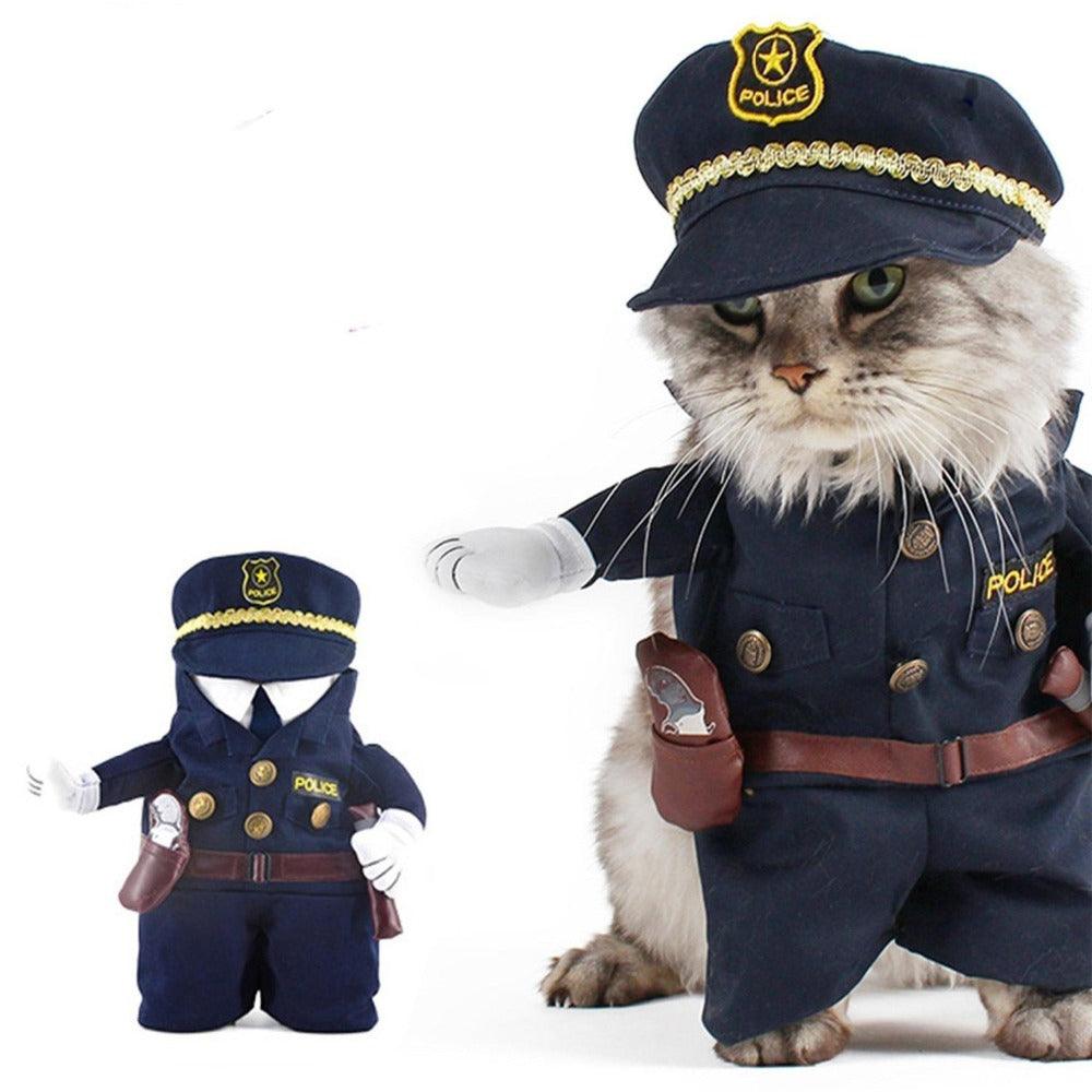 Pet's Funny Policeman Cotton Costumes - Trendha