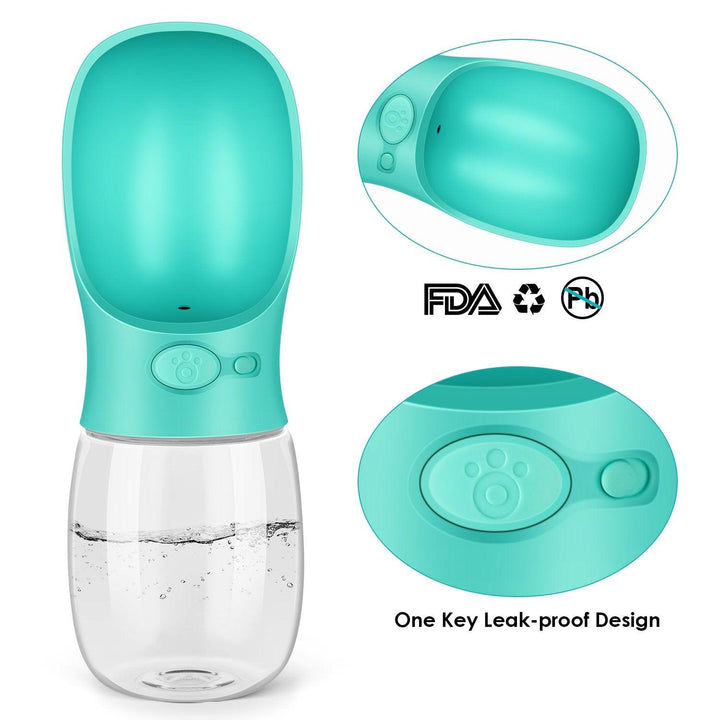 Pets Drinking Bottle with Button Lock - Trendha