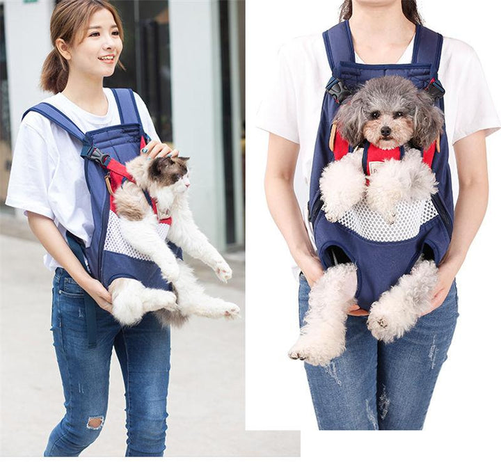 Pets Striped Canvas Carrier Backpack - Trendha