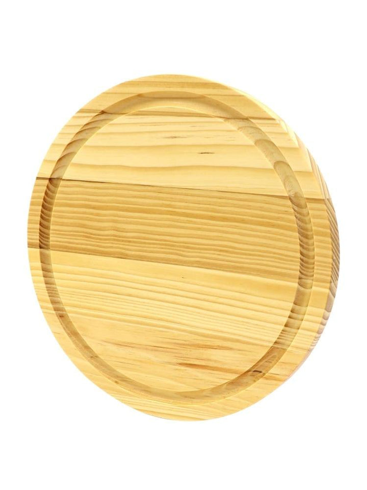 Pine Wood Round Chopping Board - Trendha