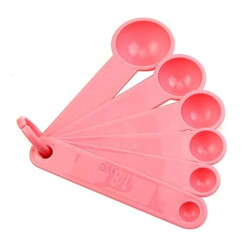 Pink Baking Measuring Cups / Spoons 10 pcs Set - Trendha