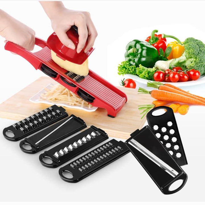 Plastic Vegetable Graters with Adjustable Stainless Steel Blades - Trendha