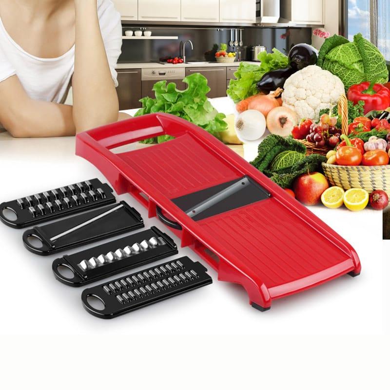 Plastic Vegetable Graters with Adjustable Stainless Steel Blades - Trendha