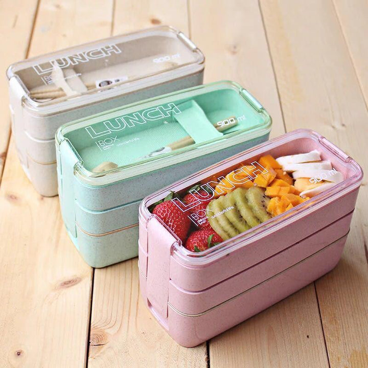 Portable 3 Layered Lunch Box - Trendha