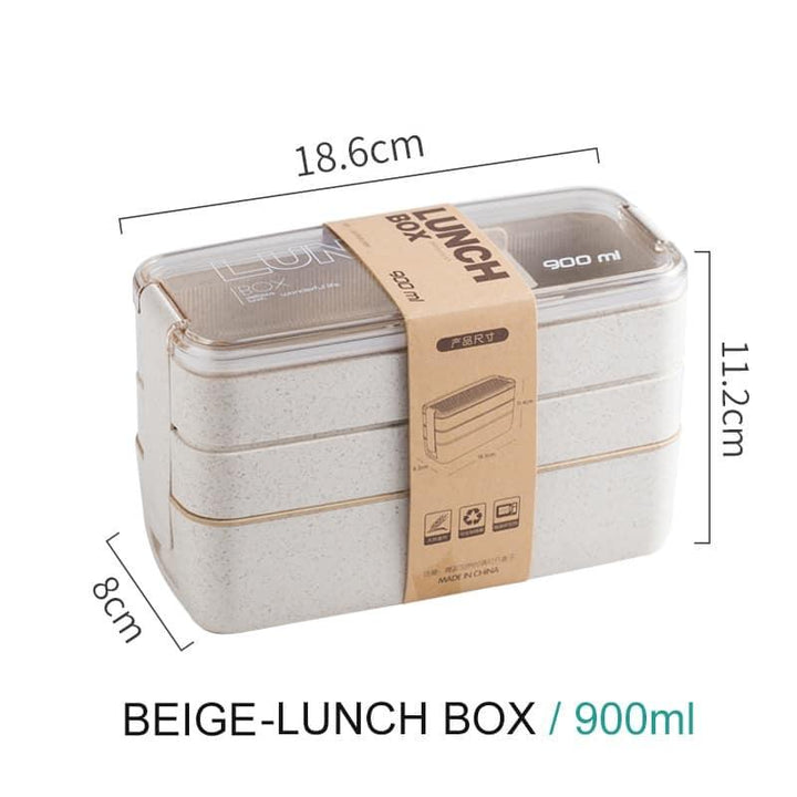 Portable 3 Layered Lunch Box - Trendha