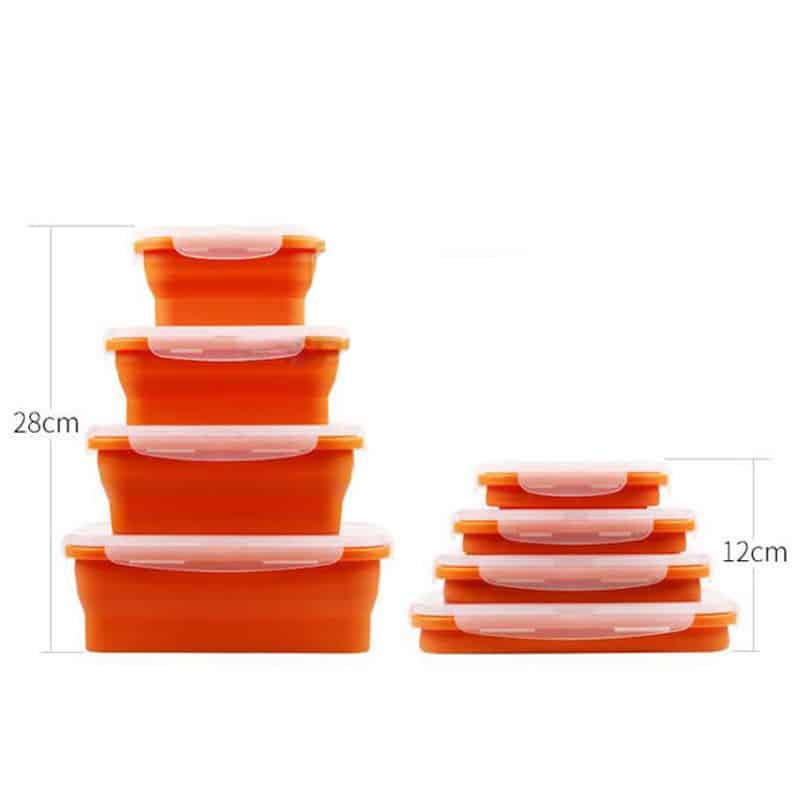 Portable Colorful Folding Food Storage Container - Trendha