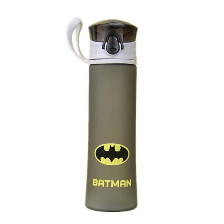 Portable Fitness Water Bottle with Superheroes Print - Trendha