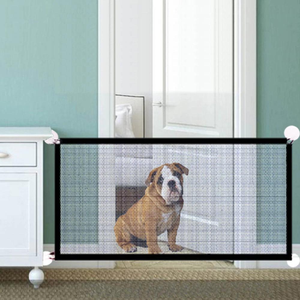 Portable Folding Mesh Pet Gate - Trendha