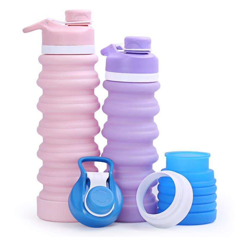 Portable Folding Silicone Water Bottle - Trendha