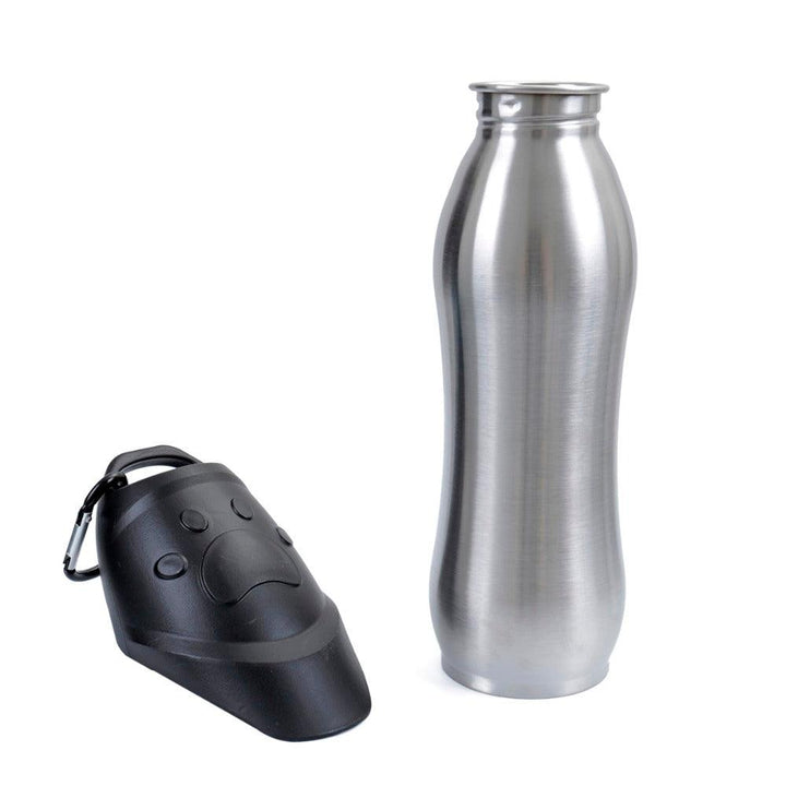 Portable Lock Design Paw Print Travel Dog Water Bottle - Trendha