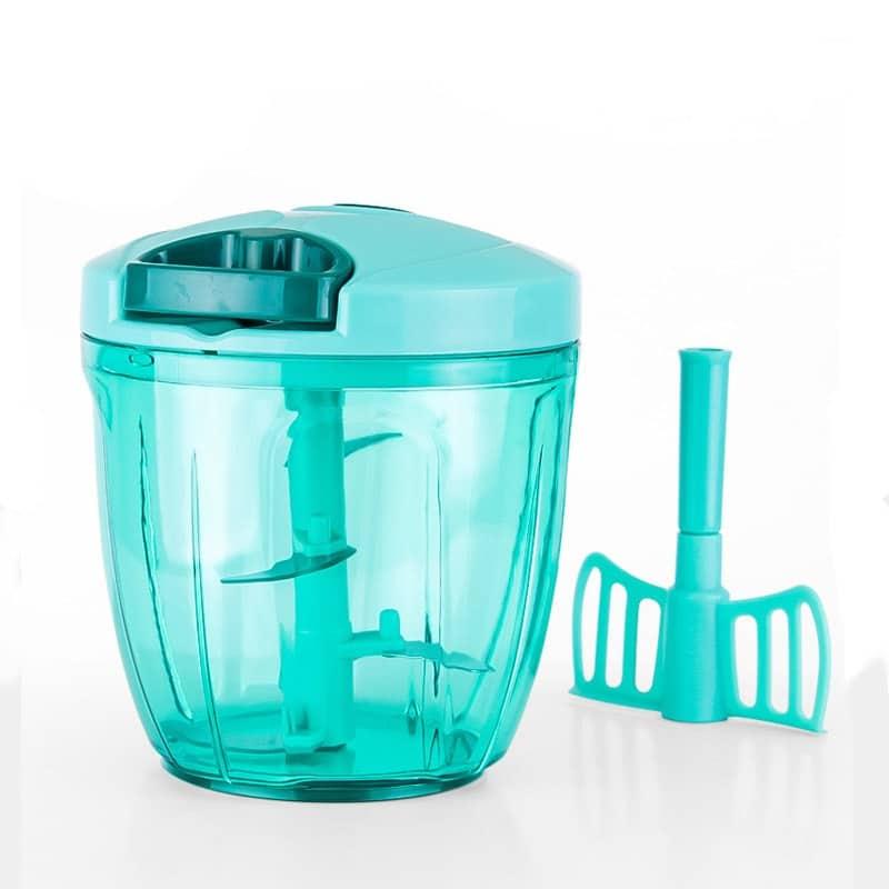 Manual Food Chopper with Stainless Steel Blades