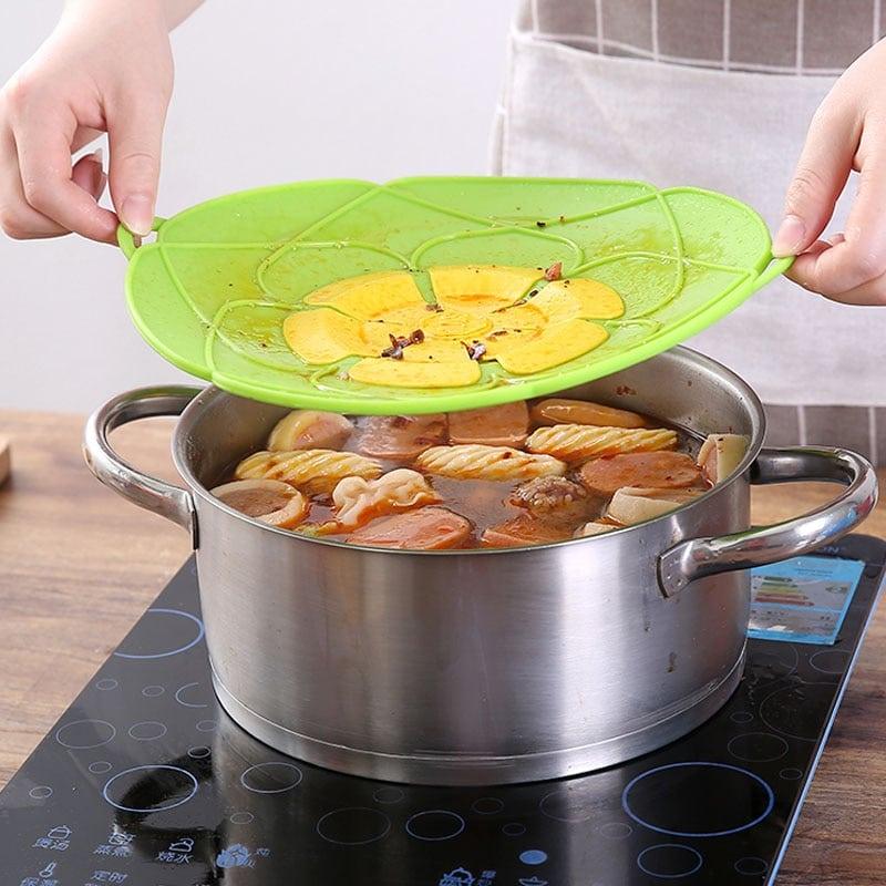 Pots and Pans Boiling Spill Prevent Lid - Trendha