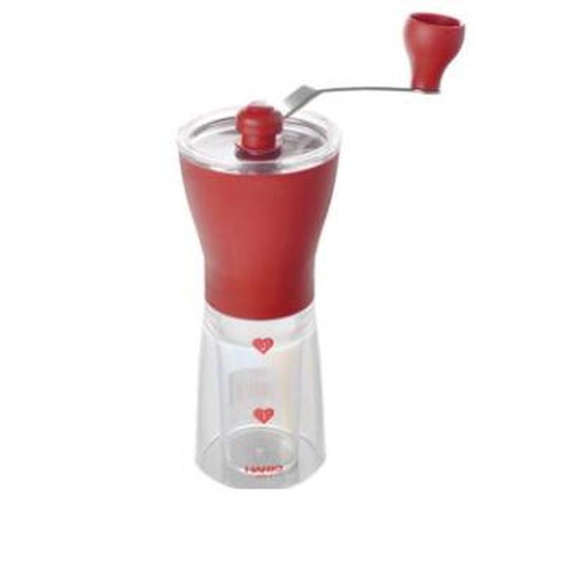 Powder Coffee Grinder in Black and Red