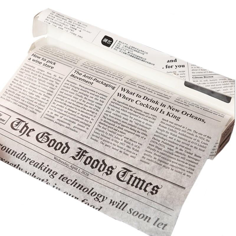 Printed Beeswax Paper Roll