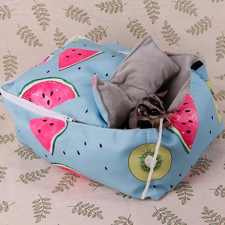 Printed Cotton Bed for Small Pets - Trendha