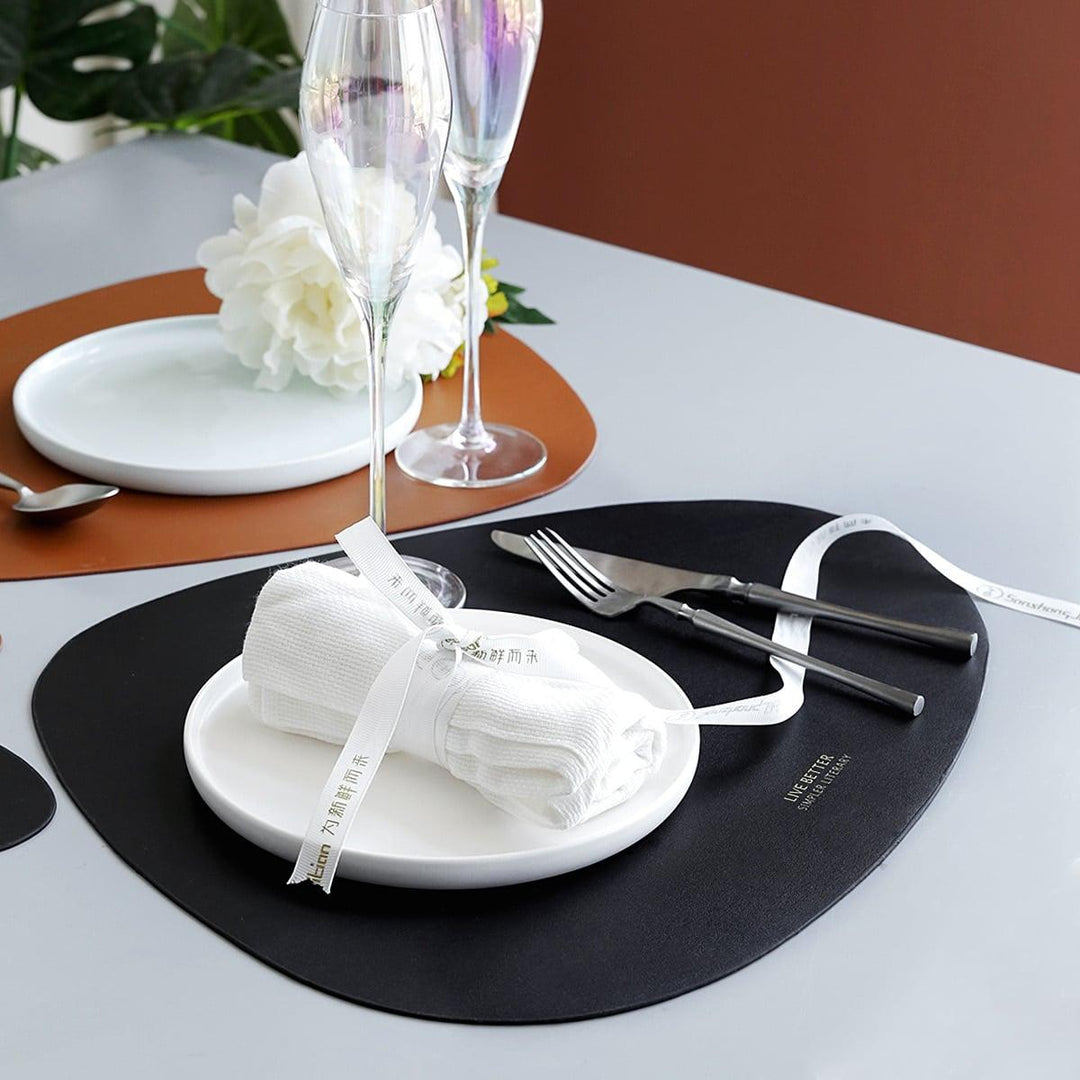 PU Leather Tableware Placemat - Trendha
