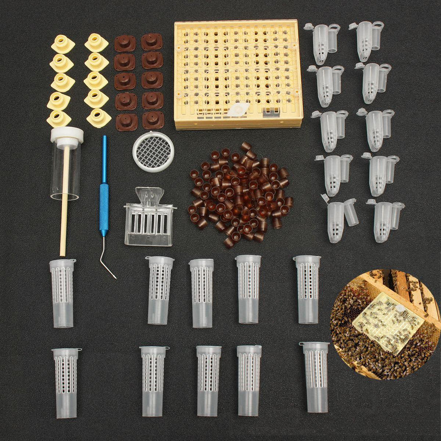 Queen Rearing Cultivating Catching 155 pcs Kit - Trendha