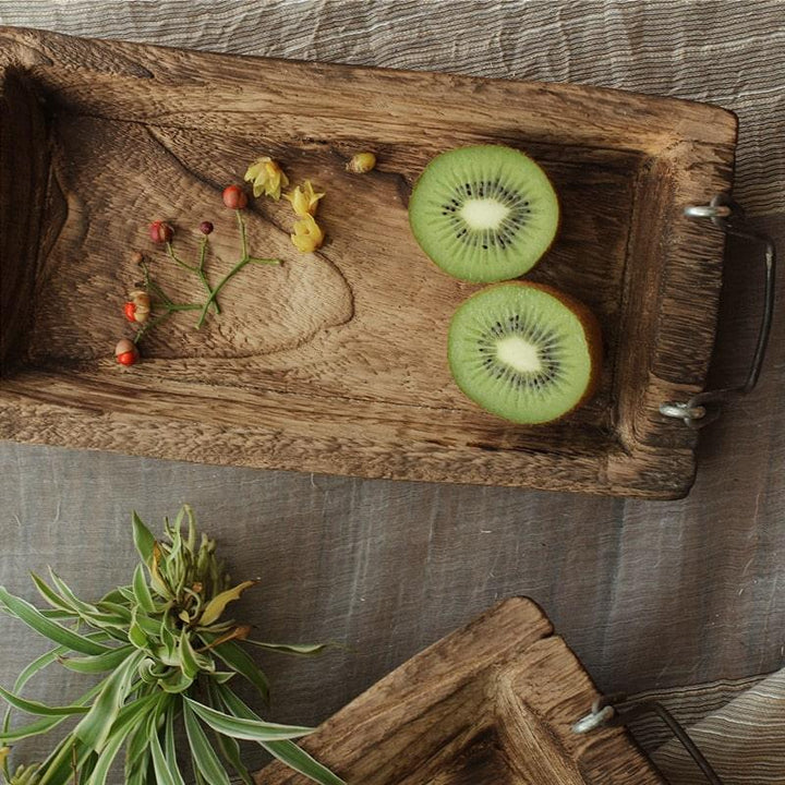 Rectangle Solid Wooden Trays - Trendha