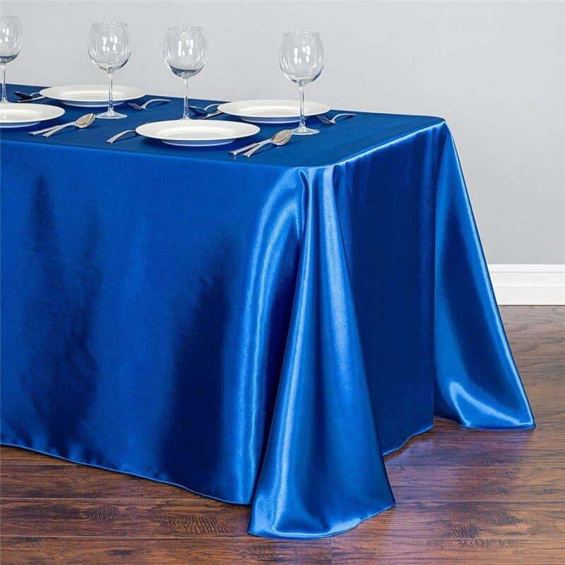 Rectangular Satin Restaurant Tablecloth - Trendha