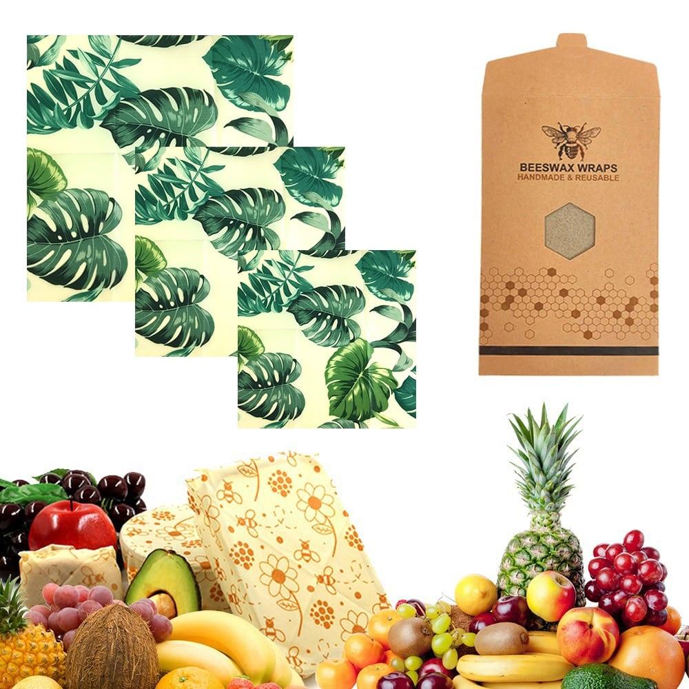 Reusable Beeswax Food Wraps Set - Trendha