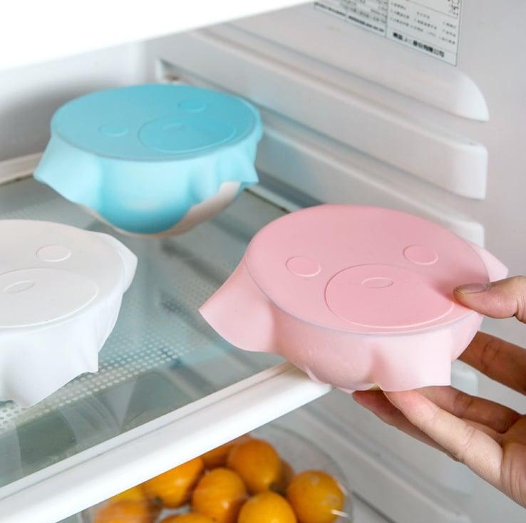 Reusable Silicone Food Storage Container Cover