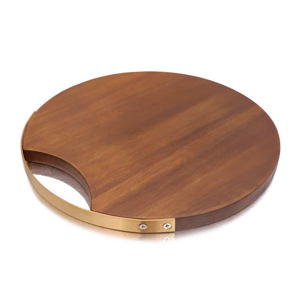 Round Acacia Wood Cutting Board - Trendha