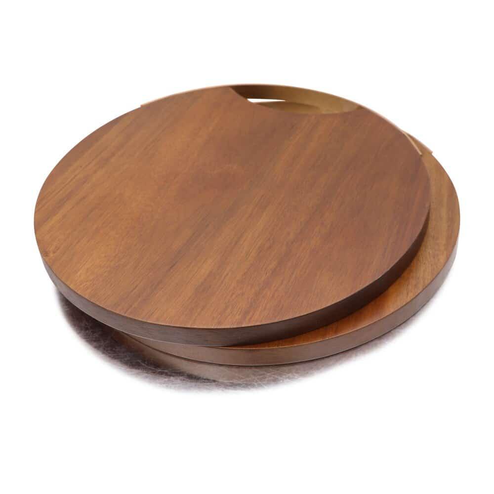 Round Acacia Wood Cutting Board - Trendha