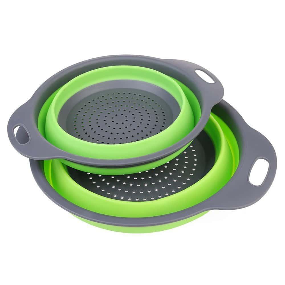 Round Foldable Silicone Colander - Trendha