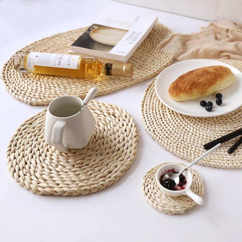 Round Rattan Table Placemat - Trendha