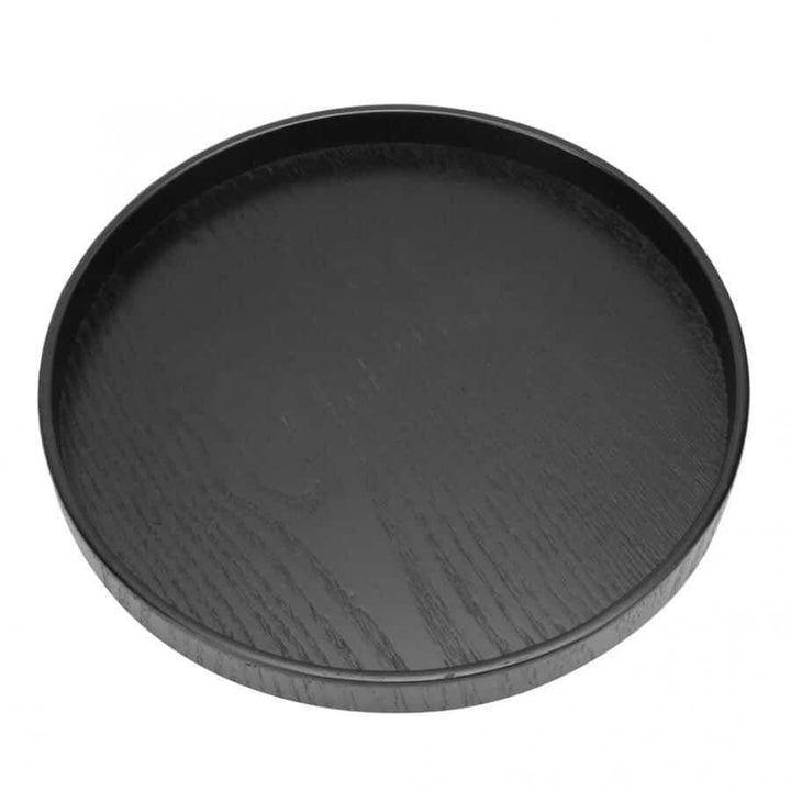 Round Shaped Wooden Serving Tray - Trendha
