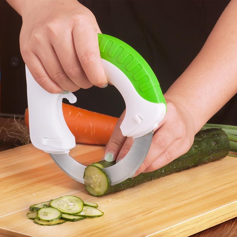 Round Sharp Kitchen Vegetable Slicer Knife - Trendha